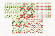 Strawberry Paper Pattern | Berries, a Pattern Graphic by GlamArtZhanna (Thumbnail 3 of 4)