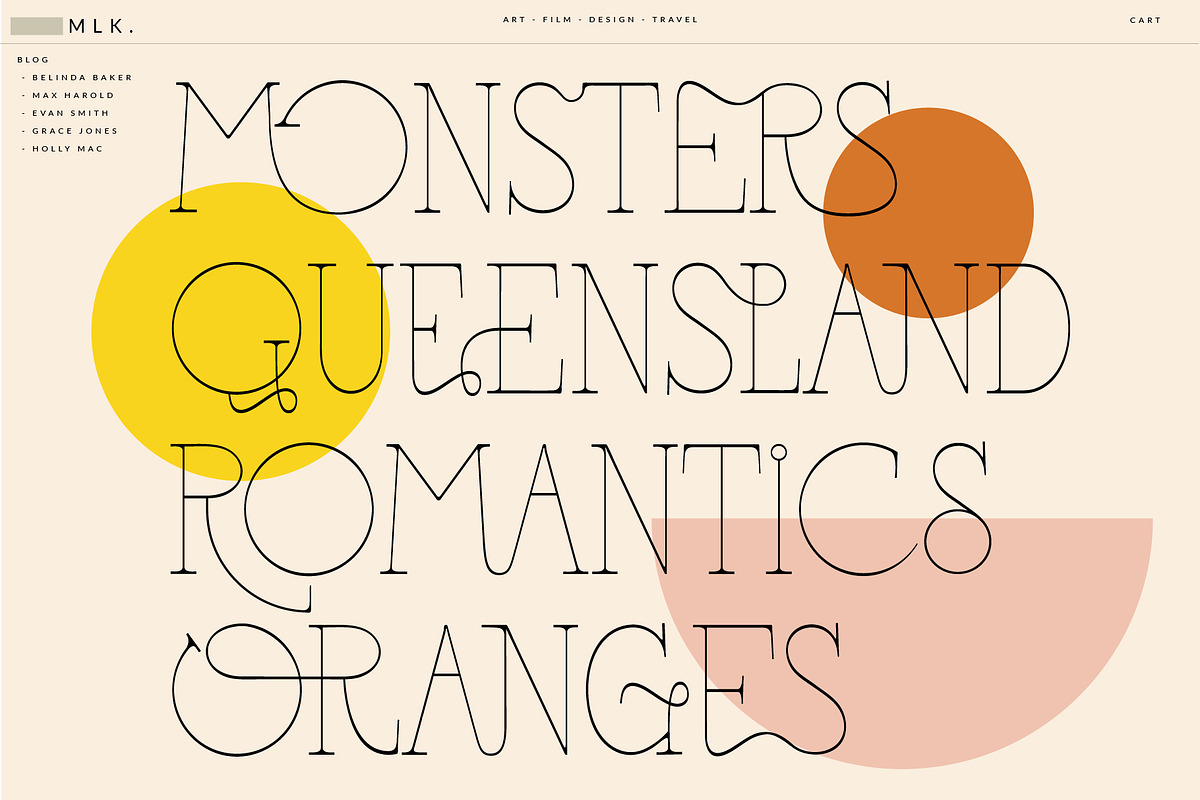 Costa Del Sol - Fun Ligature Font, a Font by Tropical Type