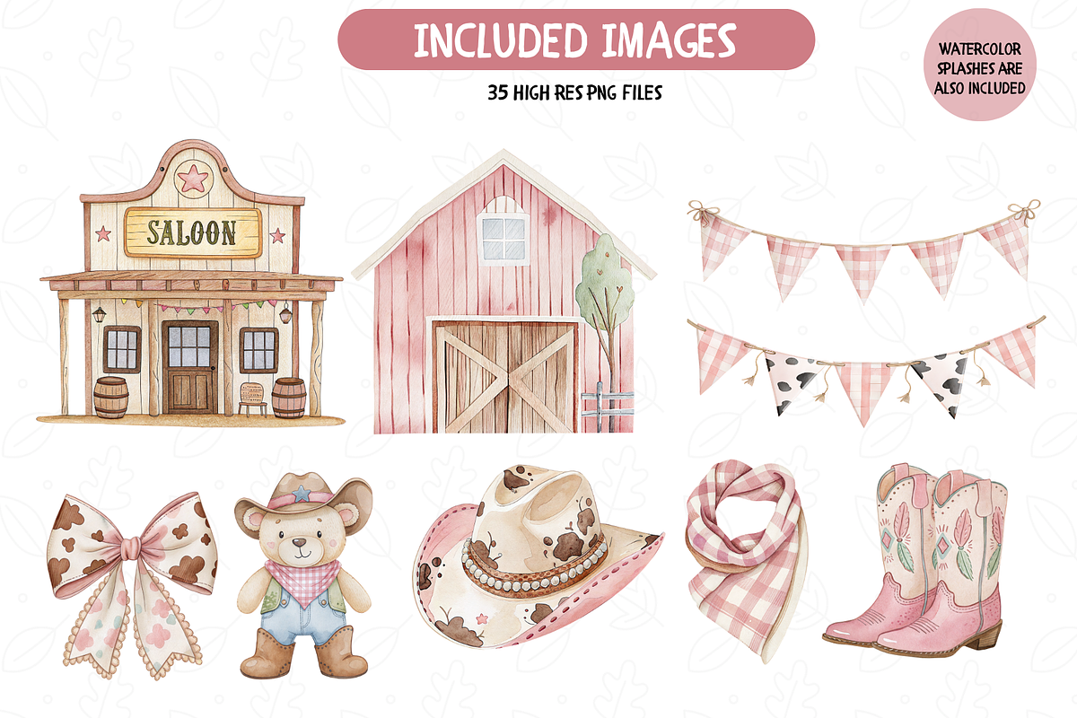 My First Rodeo Clipart, Cowgirl PNG, an Illustration by TatiMockup (Photo 3 of 5)