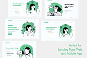 Startups Office Day Illustration, a Templates & Theme by Portocraft (Thumbnail 5 of 6)