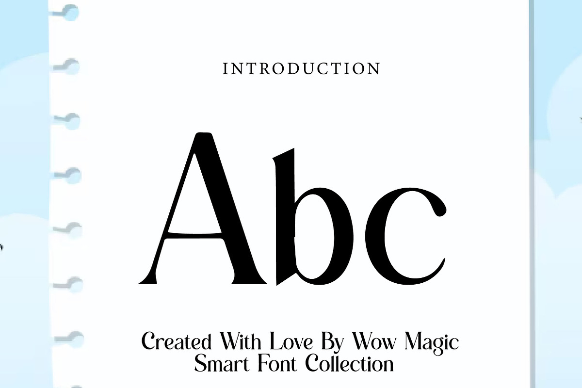 Black Monar, a Sans Serif Font by Wow Magic (Photo 2 of 3)
