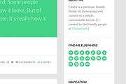 Candis Tumblr Theme, a Websites & App Template by Themelantic (Thumbnail 2 of 3)