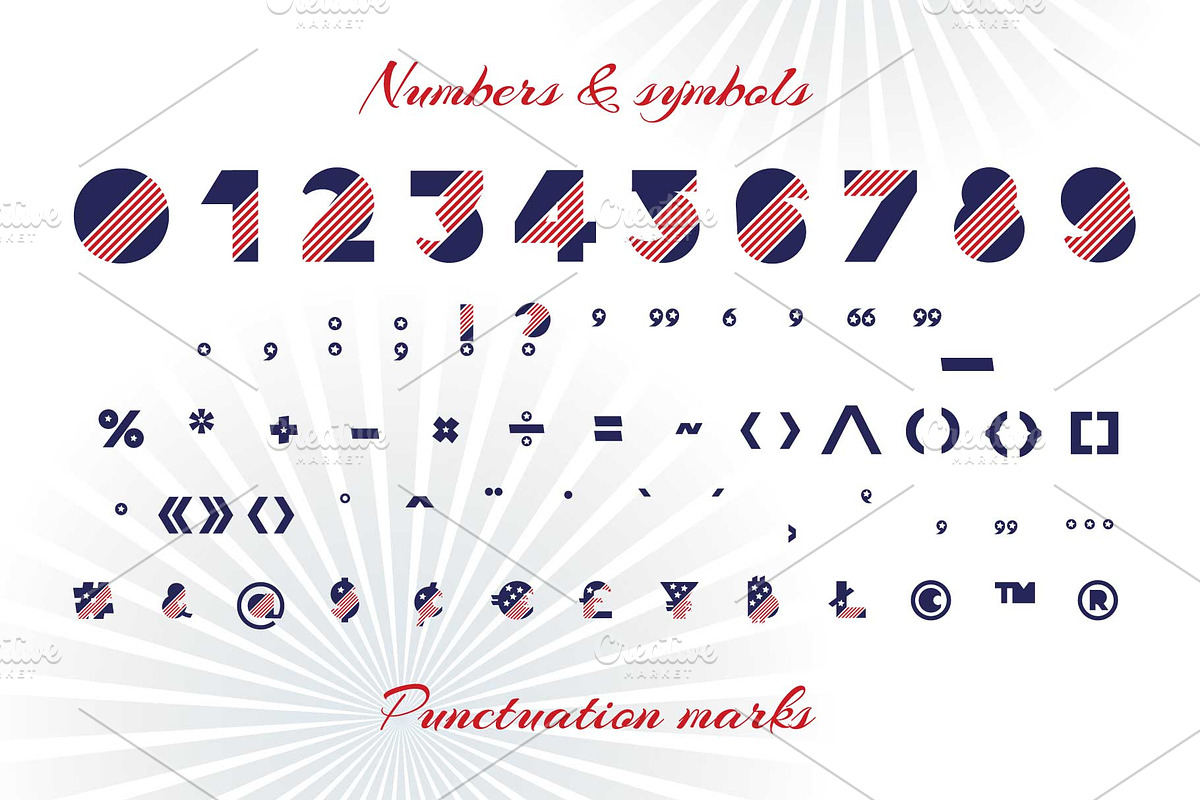 Patriot font family preview 4