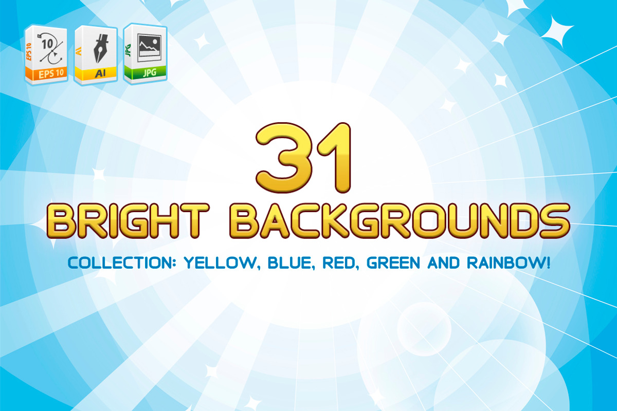 Bright backgrounds set, a Texture Illustration by Saranai Store (Photo 1 of 8)
