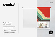 Roller Blind Mockup Set, a Product Mockup by Creatsy (Thumbnail 1 of 9)