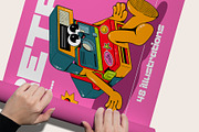Retro Clipart – Nostalgic Characters, an Object Illustration by Alina Sh (Thumbnail 7 of 9)
