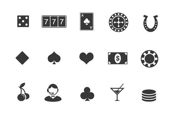 15 Gambling And Casino Icons