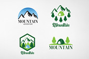 Mountain Adventure Logo and Badges, a Branding & Logo Template by Medianeka (Thumbnail 1 of 5)