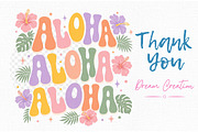 Boho Retro Aloha Aloha Summer PNG, an Illustration by Dream Creation (Thumbnail 7 of 7)
