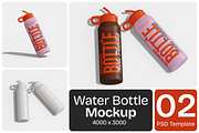 Water Bottle Mockup, a Household Mockup by Permadi Creative (Thumbnail 1 of 3)