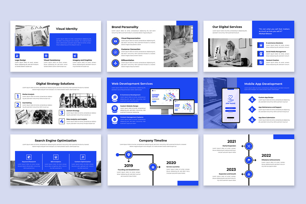 Business PowerPoint Presentation, a Presentation Template by MightyDesign (Photo 2 of 6)