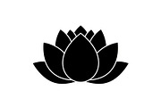 Lotus Flower Silhouette Vector Bundl, an Illustration by Creativeshirt (Thumbnail 2 of 51)