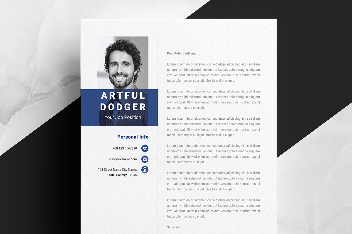 Colorful & Clean Resume Design, a Resume Template by ResumeInventor (Photo 3 of 5)