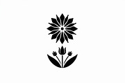 Black Floral Silhouette Set, an Illustration by balal (Thumbnail 6 of 21)