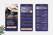Mosca - Ticket Airlines App, an UI Kit Template by Panen Creative (Thumbnail 2 of 3)
