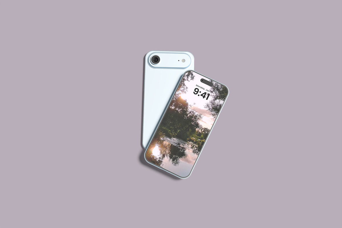 iPhone 17 Air Mockup, an iPhone Mockup by rizalamora (Photo 10 of 11)