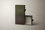 Square Rigid Slim Drawer Box Mockup, a Packaging Mockup by Sheikhadesign (Thumbnail 8 of 11)