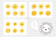 Happy Cute Sun, an Illustration by AllNikArt (Thumbnail 3 of 3)