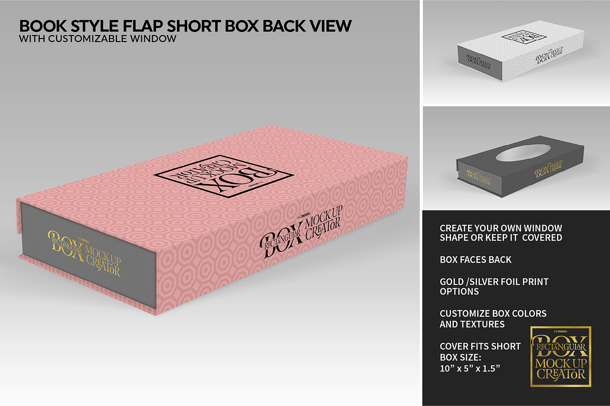 Rectangular Box Mock Up Creator, a Packaging Mockup by INCDesign (Photo 38 of 44)