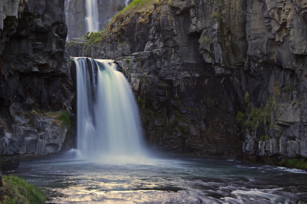Rock waterfall featuring nature, picture, and image preview 6