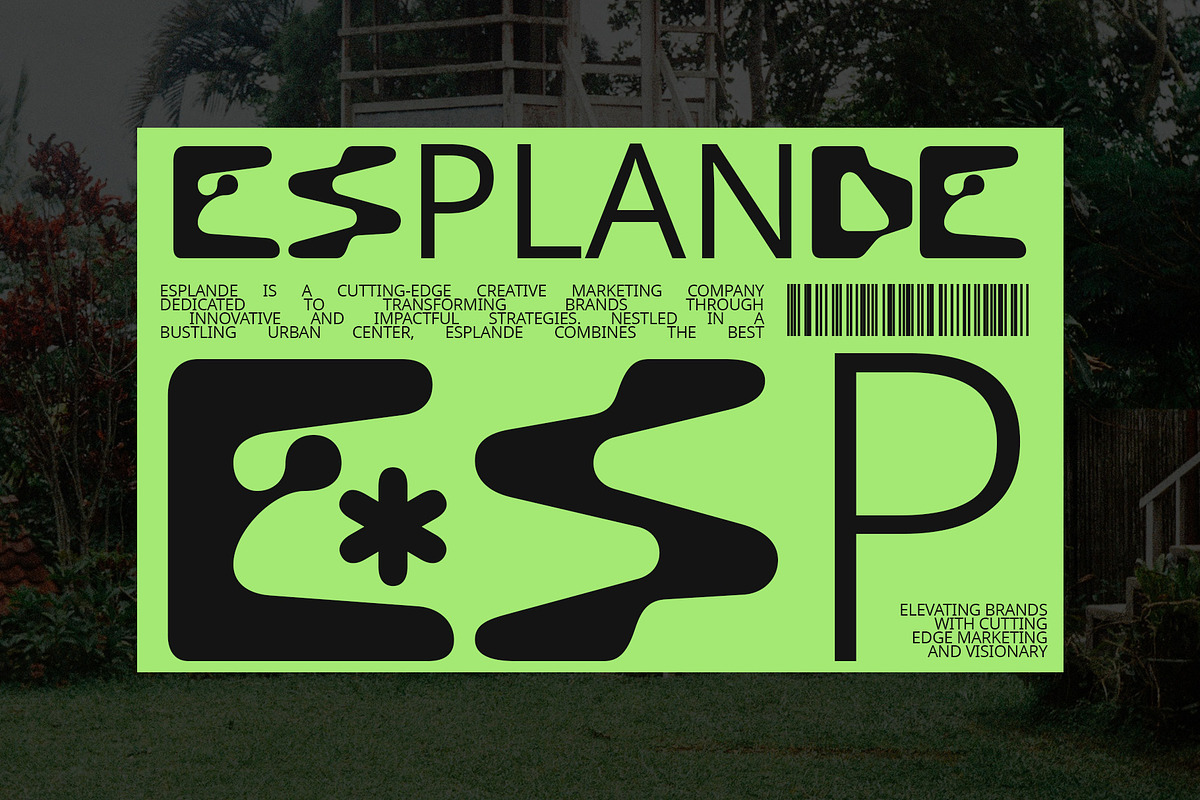 CS Weird – Display Font, a Sans Serif Font by Craft Supply Co. (Photo 7 of 8)