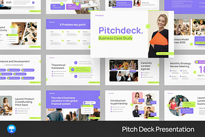 Animated Pitch Deck Keynote, a Presentation Template by Fit-tee