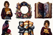 Cozy Mystery Romance Clipart, an Object Illustration by Design Scotch (Thumbnail 4 of 9)