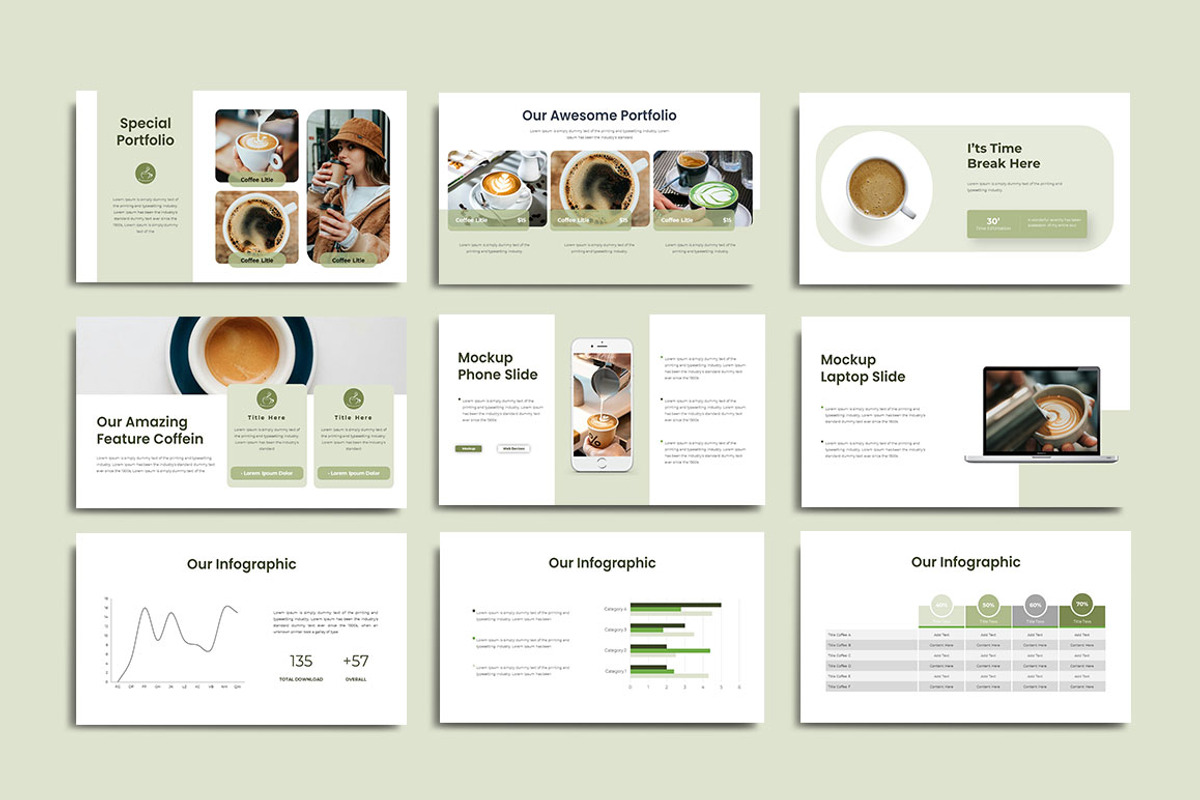 Coffein Powerpoint Template, a Presentation Template by yanindesign (Photo 4 of 5)