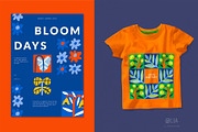 Bloom Blocks Naive Floral Clipart, a Decorative Illustration by Olia (Thumbnail 21 of 25)