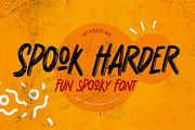 Spook Harder - Fun Spooky Font, a Font by Gassstype (Thumbnail 1 of 8)