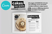 Canva Cake Recipes Cookbook Template, a Magazine Template by DeLaGranSiete (Thumbnail 7 of 11)