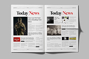 Newspaper Layout Template, a Magazine Template by MightyDesign (Thumbnail 4 of 8)