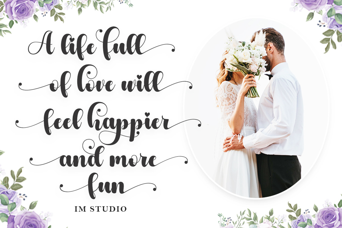 Gheysha, a Script Font by IM Studio (Photo 3 of 10)