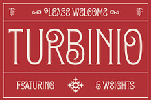 Turbinio - Variable Italian Font