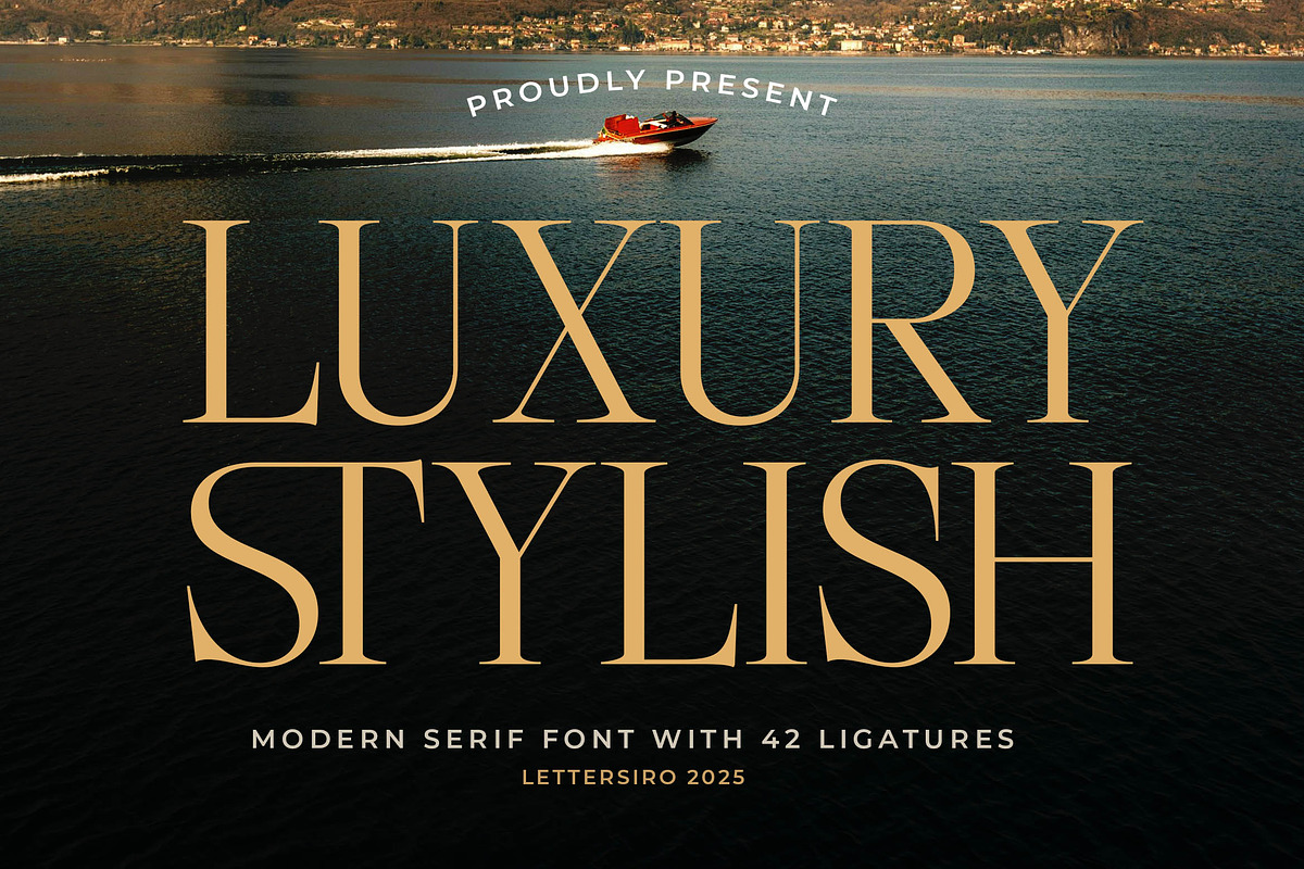 Luxury Styilsh Modern Serif Font, a Serif Font by Lettersiro (Photo 1 of 7)