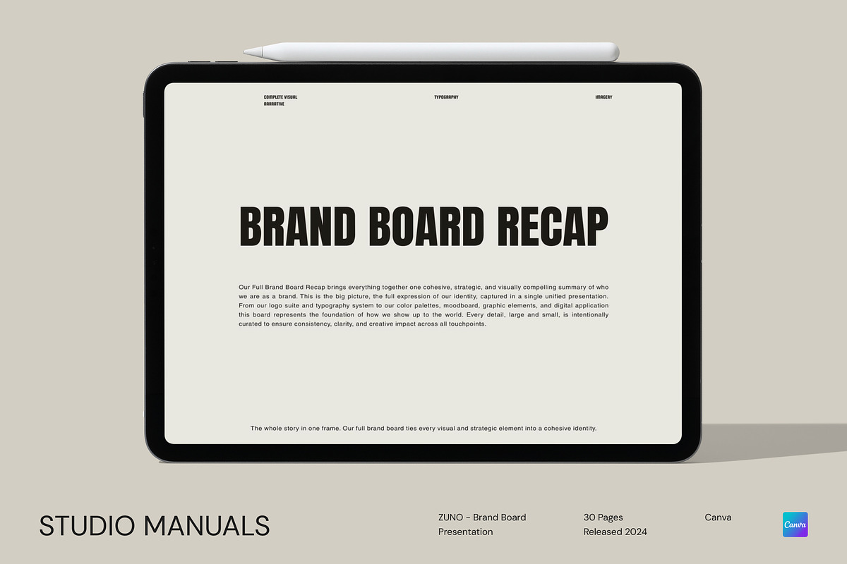 ZUNO – Brand Board Presentation, a Social Media Template by Studio Manuals (Photo 7 of 8)