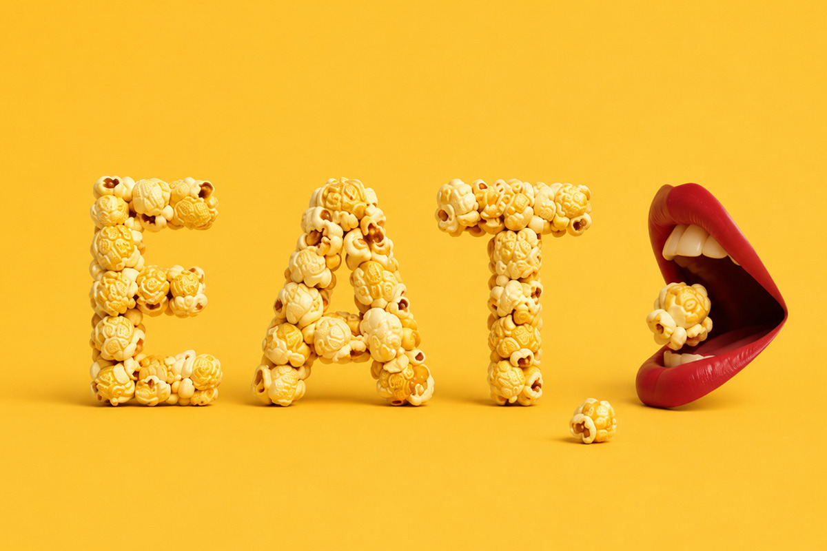 Golden Popcorn Font, a Sans Serif Font by Handmadefont (Photo 10 of 13)