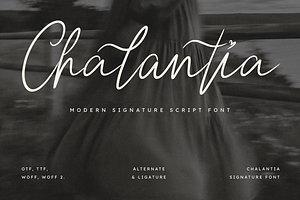 Chalantia - Modern Signature Font