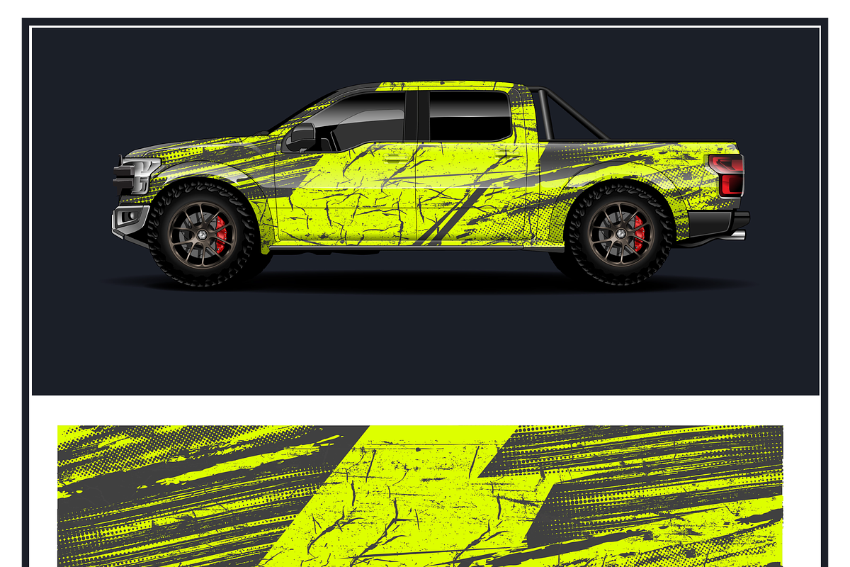 Dynamic Race Car Wrap Design, a Technology Illustration by CarWrap design (Photo 2 of 4)