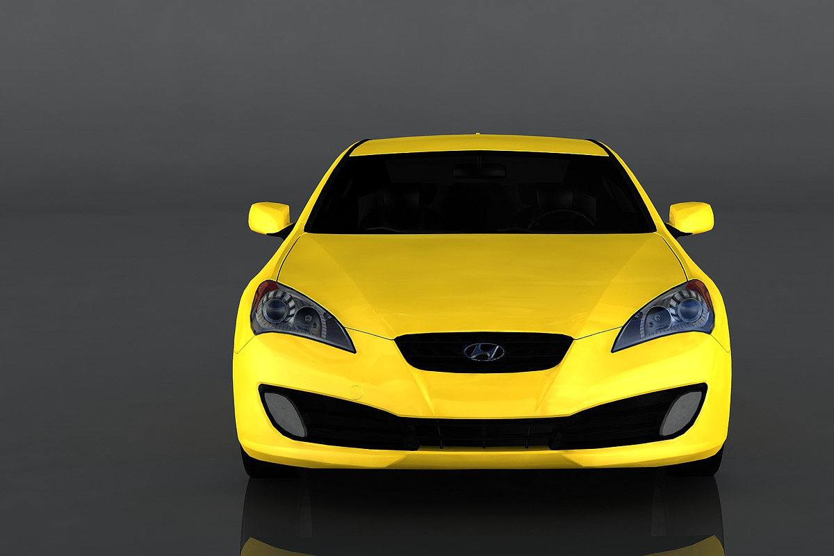 2010 Hyundai Genesis Coupe, a Cars & Vehicle 3D Model by valtriiu (Photo 2 of 12)