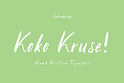 Koko Kruse | Hand Written Font, a Script Font by Artstudio (Thumbnail 1 of 6)