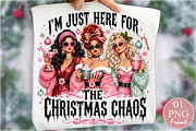 I'm Just Here For The Christmas Chao, a Seasonal Illustration by Rose Art (Thumbnail 1 of 4)