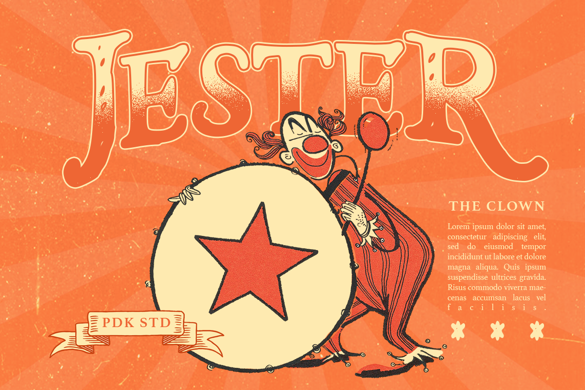 Arcoba - Vintage Circus Display, a Serif Font by Pandeka Studio (Photo 4 of 9)