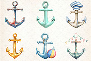 Summer Anchor Clipart, an Illustration by Rose Art (Thumbnail 4 of 4)
