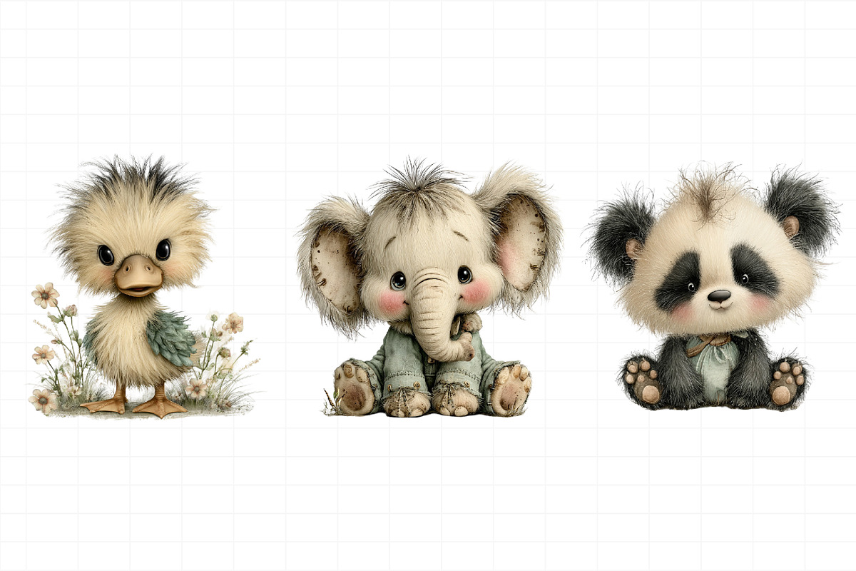 Whimsical Nursery Animals Clipart, an Illustration by Daily.Designs (Photo 6 of 8)
