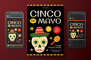 Cinco De Mayo Flyer Set, a Flyer Template by Annora Studio (Thumbnail 3 of 6)