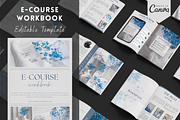 Canva E-course Ebook Template, a Magazine Template by Alloura Template Studio (Thumbnail 1 of 8)