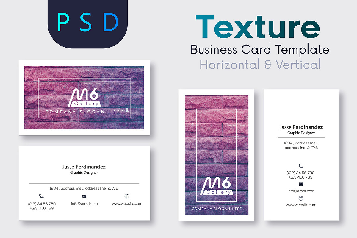Unique 50 Business Card Bundle, a Business Card Template by M6 Gallery (Photo 41 of 151)