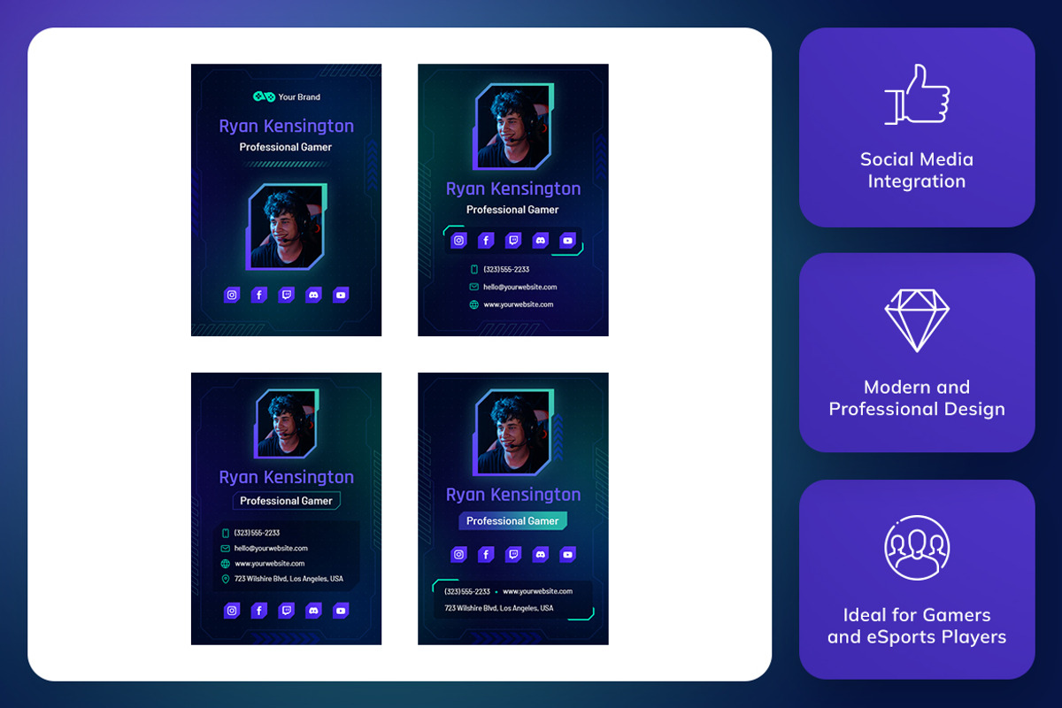 Email Signature - Gaming and eSports, an Email Template by Brandify Studio (Photo 3 of 3)