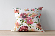 Magenta patterns in watercolor, a Pattern Graphic by Julycolor (Thumbnail 3 of 3)